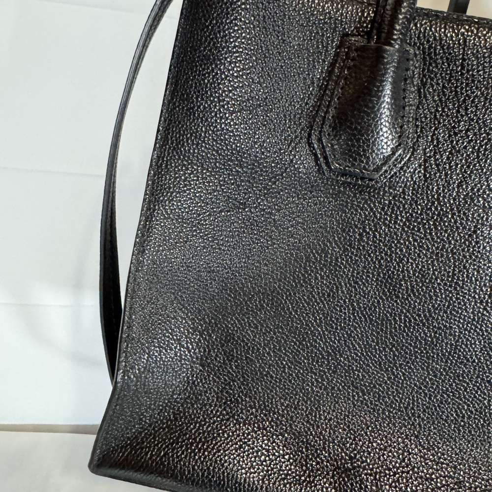 Michael Kors Black Mercer Leather Large Convertible Tote with strap NWT - Picture 10 of 16